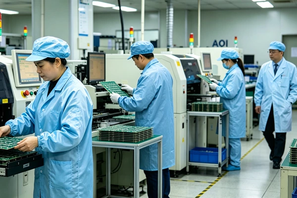 ESD Workwear Color Codes in a PCBA Factory: What Every Color Means on the Shop Floor